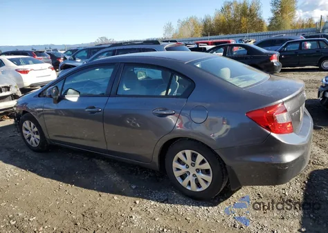 2012 Honda Civic Lx из США, поврежденный, VIN 19XFB2F5XCE332610